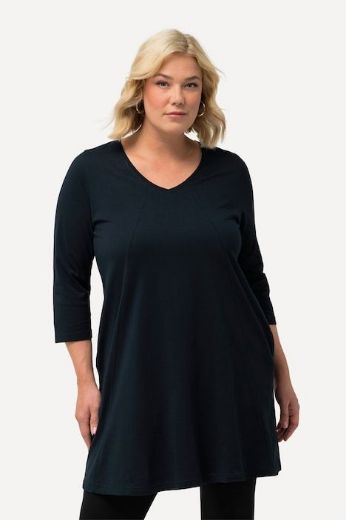 Moda za polnejše Majica 3/4 rukava dužeg A kroja plus velikost, xxl, Ulla Popken in Johann Popken (JP1880)