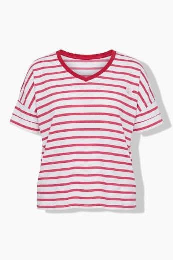 Moda za polnejše Majica kratkih rukava V ovratnika plus velikost, xxl, Ulla Popken in Johann Popken (JP1880)