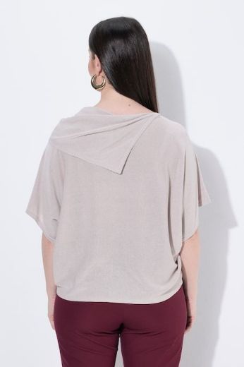 Moda za polnejše Pulover polu rukava plus velikost, xxl, Ulla Popken in Johann Popken (JP1880)