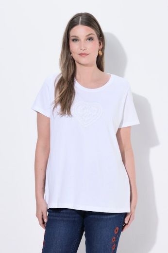 Moda za polnejše Majica kratkih rukava plus velikost, xxl, Ulla Popken in Johann Popken (JP1880)