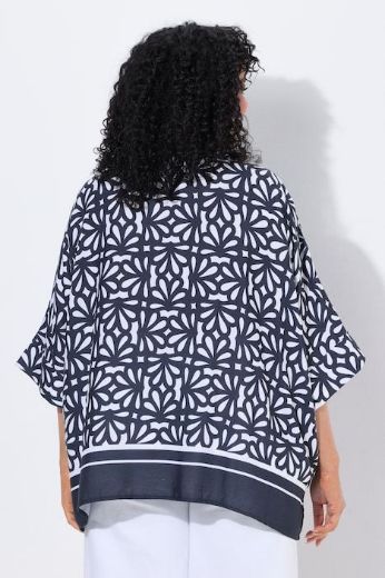 Moda za polnejše Bluza 3/4 rukava asimetričnog kroja plus velikost, xxl, Ulla Popken in Johann Popken (JP1880)