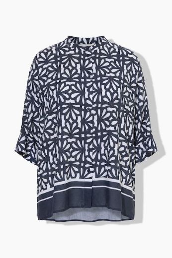 Moda za polnejše Bluza 3/4 rukava asimetričnog kroja plus velikost, xxl, Ulla Popken in Johann Popken (JP1880)