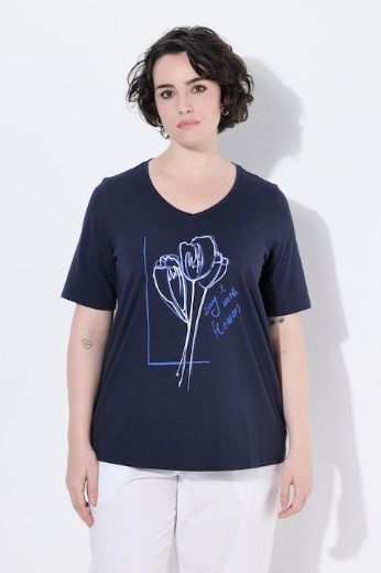 Moda za polnejše Majica kratkih rukava plus velikost, xxl, Ulla Popken in Johann Popken (JP1880)