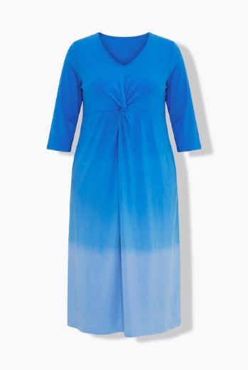 Moda za polnejše Haljina maxi 3/4 rukava plus velikost, xxl, Ulla Popken in Johann Popken (JP1880)