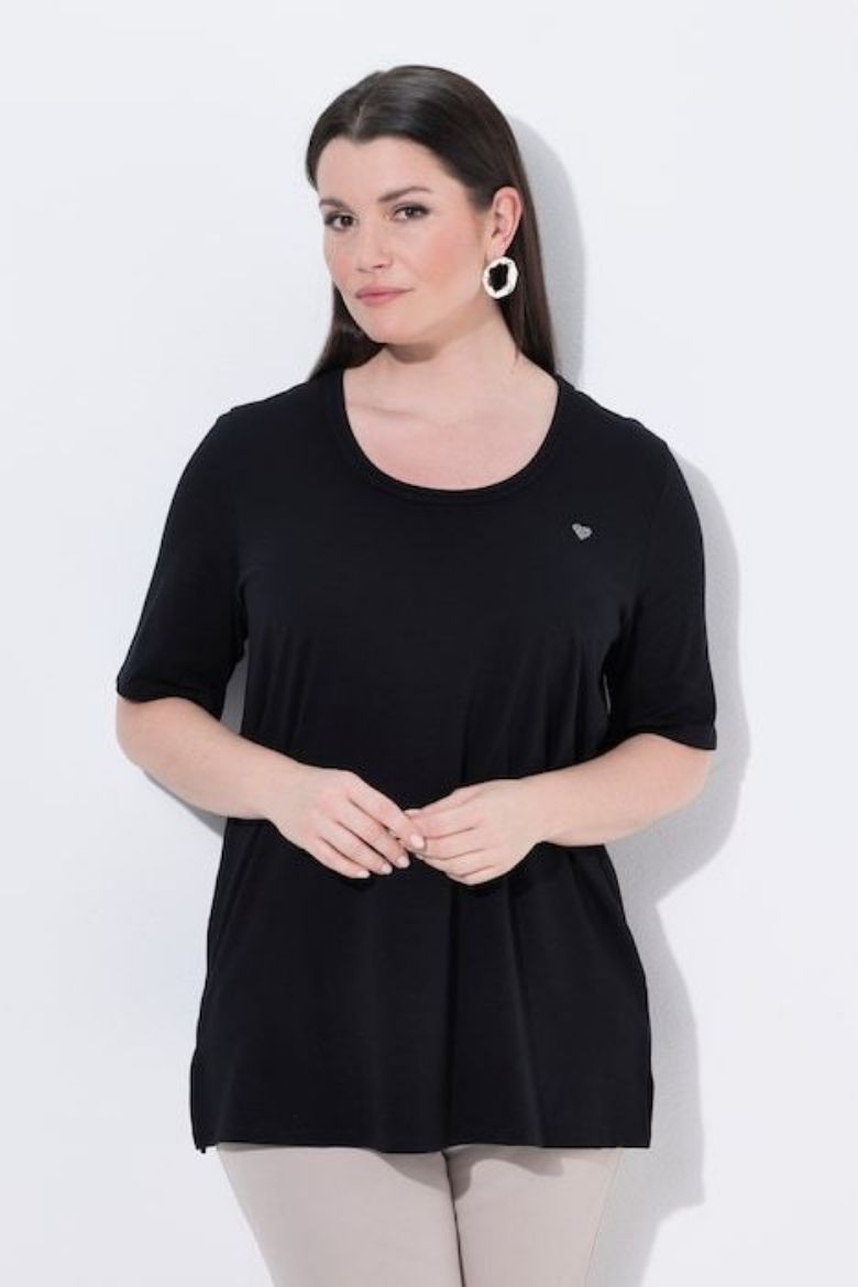 Moda za polnejše Majica kratkih rukava plus velikost, xxl, Ulla Popken in Johann Popken (JP1880)