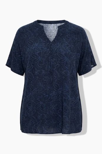 Moda za polnejše Bluza kratkih rukava A kroja plus velikost, xxl, Ulla Popken in Johann Popken (JP1880)