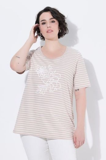 Moda za polnejše Majica kratkih rukava A kroja plus velikost, xxl, Ulla Popken in Johann Popken (JP1880)