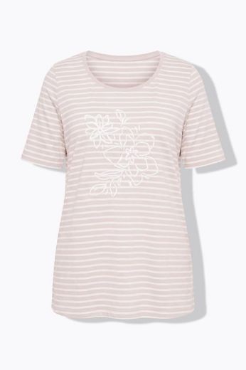 Moda za polnejše Majica kratkih rukava A kroja plus velikost, xxl, Ulla Popken in Johann Popken (JP1880)