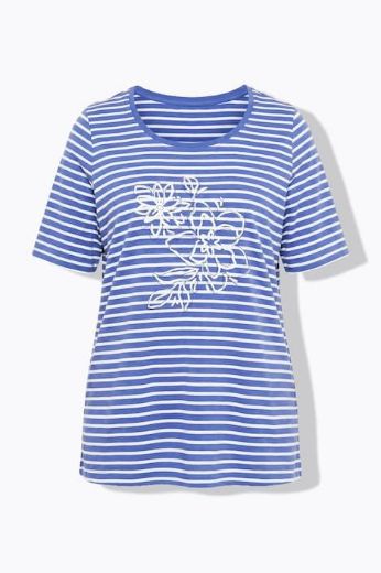 Moda za polnejše Majica kratkih rukava A kroja plus velikost, xxl, Ulla Popken in Johann Popken (JP1880)