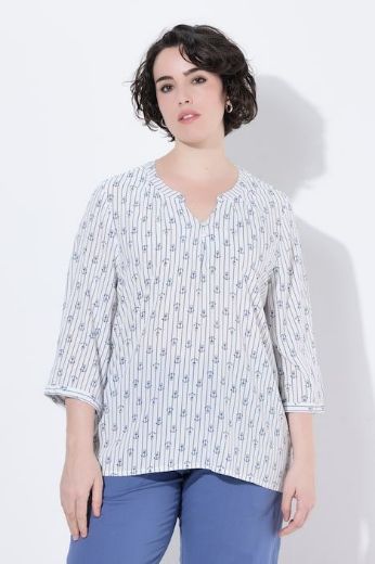 Moda za polnejše Tunika 3/4 rukava plus velikost, xxl, Ulla Popken in Johann Popken (JP1880)