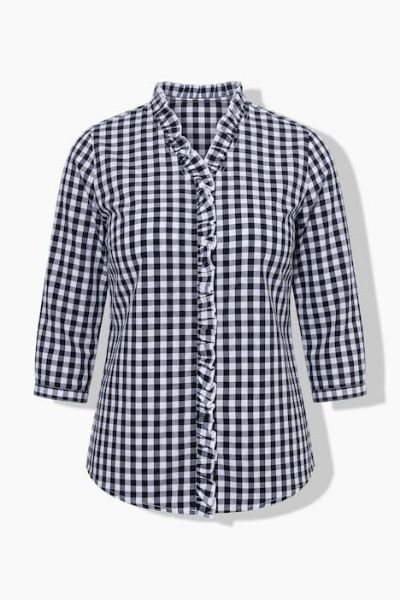 Slika Bluza 3/4 rukava karirana