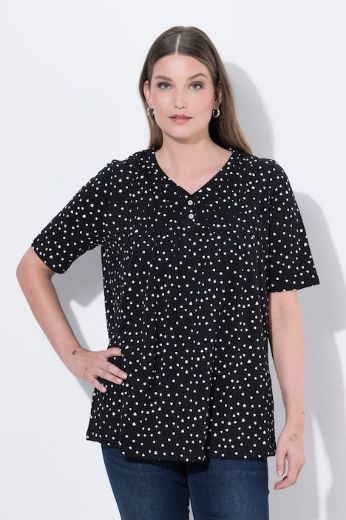 Moda za polnejše Majica kratkih rukava V ovratnika plus velikost, xxl, Ulla Popken in Johann Popken (JP1880)