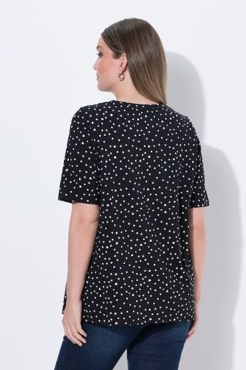 Moda za polnejše Majica kratkih rukava V ovratnika plus velikost, xxl, Ulla Popken in Johann Popken (JP1880)