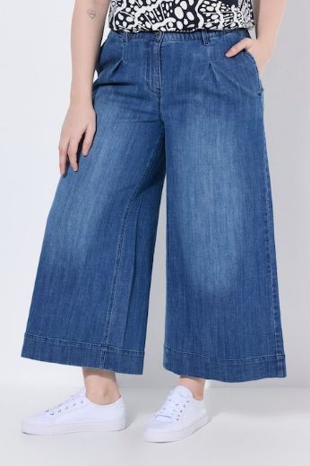 Moda za polnejše Traperice širokih nogavica plus velikost, xxl, Ulla Popken in Johann Popken (JP1880)