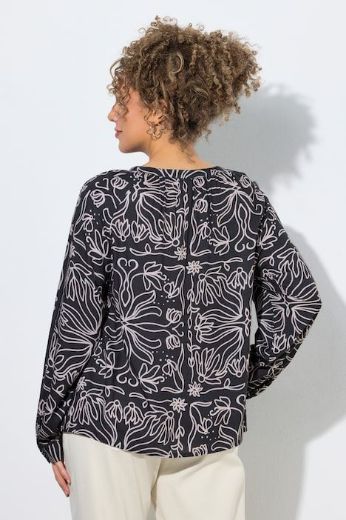 Moda za polnejše Bluza dugih rukava plus velikost, xxl, Ulla Popken in Johann Popken (JP1880)