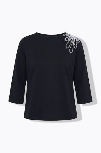 Moda za polnejše Majica 3/4 rukava plus velikost, xxl, Ulla Popken in Johann Popken (JP1880)