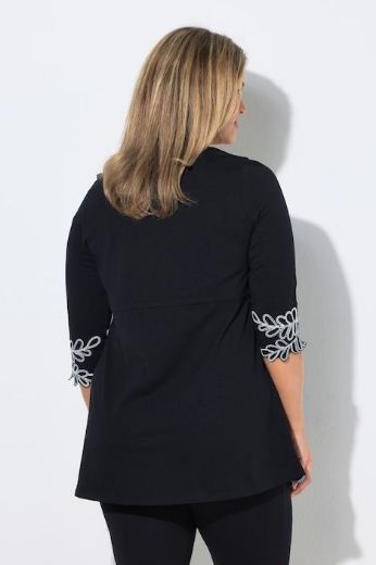 Moda za polnejše Majica 3/4 rukava dužeg kroja plus velikost, xxl, Ulla Popken in Johann Popken (JP1880)