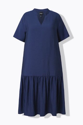 Moda za polnejše Haljina midi kratkih rukava plus velikost, xxl, Ulla Popken in Johann Popken (JP1880)