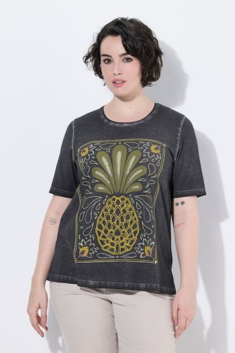 Moda za polnejše Majica kratkih rukava okruglog ovratnika plus velikost, xxl, Ulla Popken in Johann Popken (JP1880)