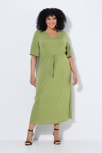 Moda za polnejše Haljina maxi kratkih rukava A kroja plus velikost, xxl, Ulla Popken in Johann Popken (JP1880)
