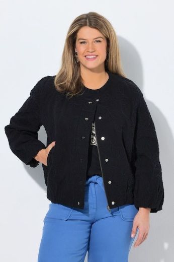 Moda za polnejše Jakna lagana na kopčanje plus velikost, xxl, Ulla Popken in Johann Popken (JP1880)
