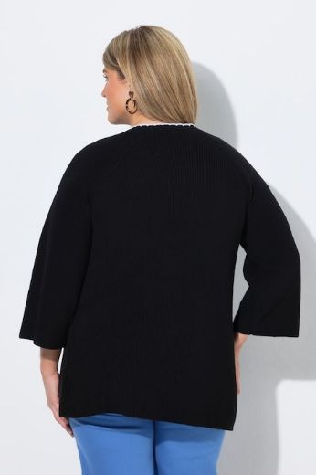 Moda za polnejše Kardigan 3/4 rukava plus velikost, xxl, Ulla Popken in Johann Popken (JP1880)