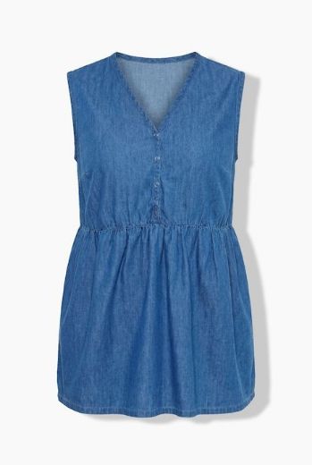 Moda za polnejše Bluza bez rukava V ovratnika plus velikost, xxl, Ulla Popken in Johann Popken (JP1880)