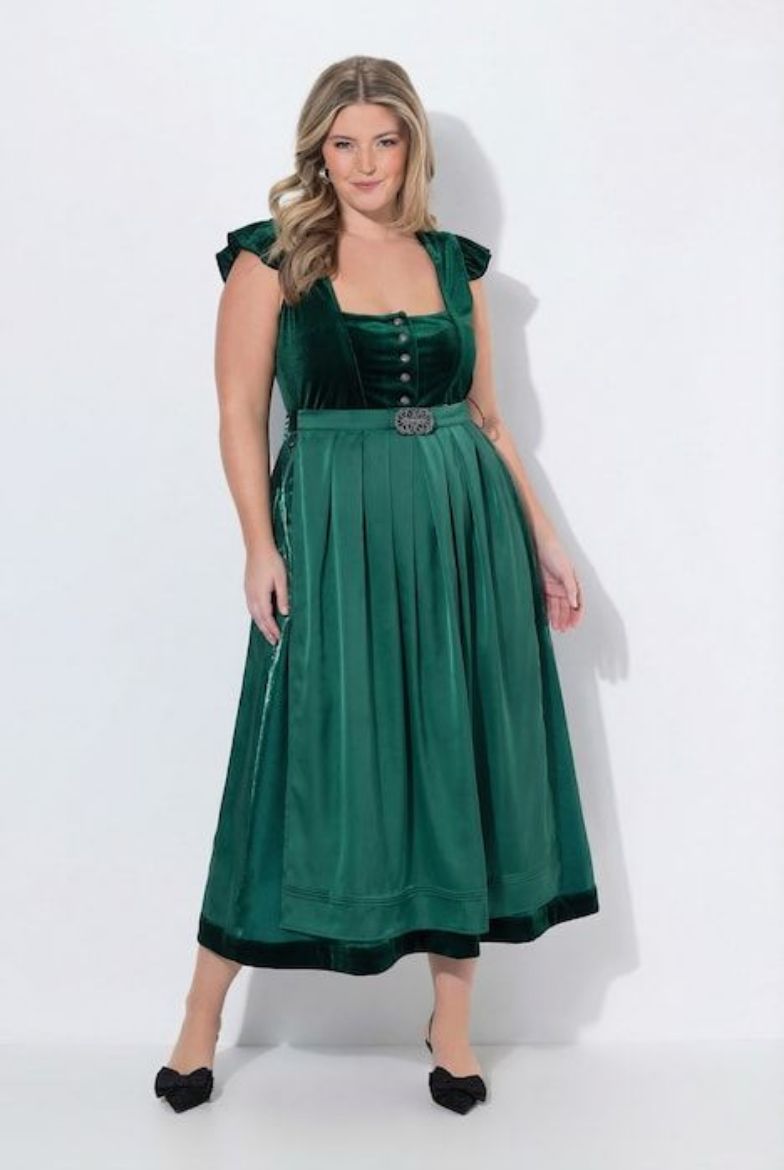 Moda za polnejše Haljina dirndl plus velikost, xxl, Ulla Popken in Johann Popken (JP1880)