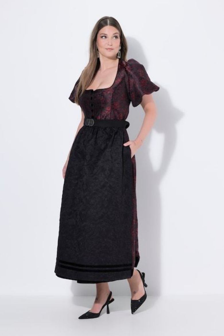 Moda za polnejše Haljina dirndl plus velikost, xxl, Ulla Popken in Johann Popken (JP1880)