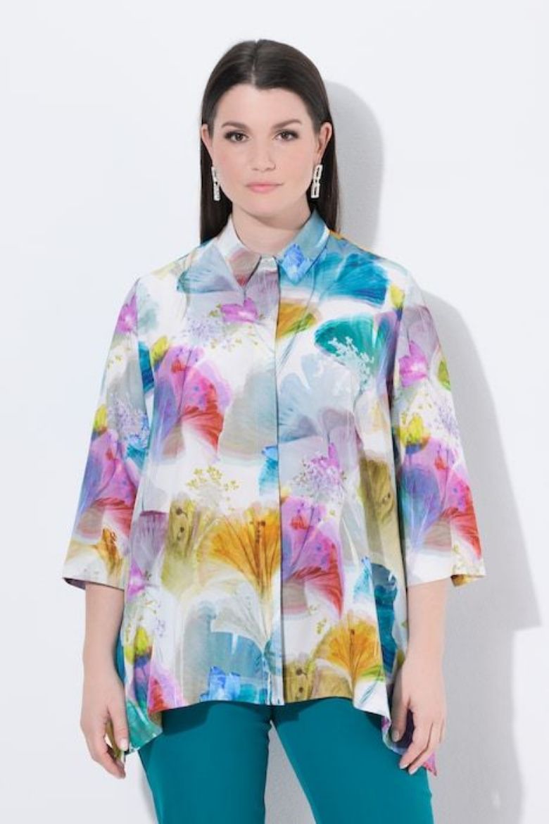 Moda za polnejše Bluza 3/4 rukava plus velikost, xxl, Ulla Popken in Johann Popken (JP1880)