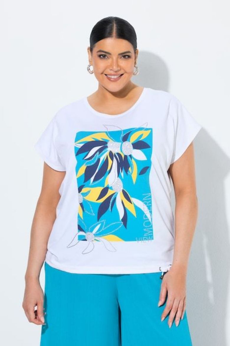 Moda za polnejše Majica kratkih rukava okruglog ovratnika plus velikost, xxl, Ulla Popken in Johann Popken (JP1880)