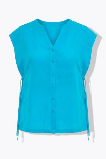 Moda za polnejše Bluza bez rukava na kopčanje plus velikost, xxl, Ulla Popken in Johann Popken (JP1880)