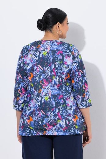Moda za polnejše Majica 3/4 rukava V ovratnika plus velikost, xxl, Ulla Popken in Johann Popken (JP1880)