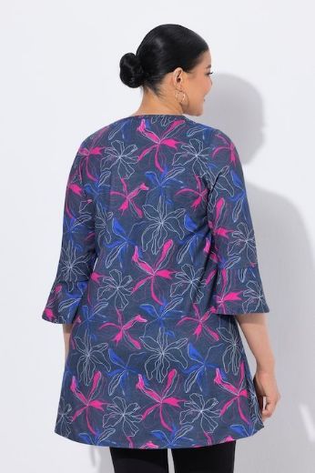 Moda za polnejše Majica 3/4 rukava dužeg kroja plus velikost, xxl, Ulla Popken in Johann Popken (JP1880)