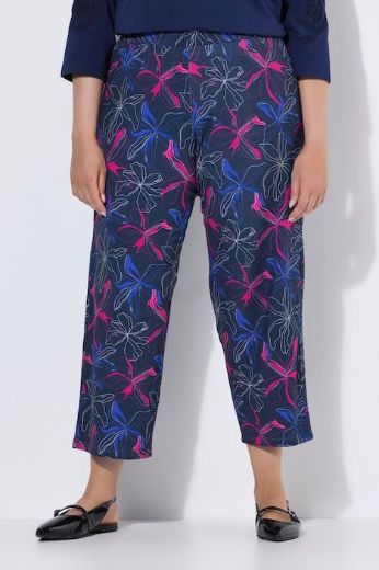 Moda za polnejše Hlače 7/8 nogavica elastičnog struka plus velikost, xxl, Ulla Popken in Johann Popken (JP1880)