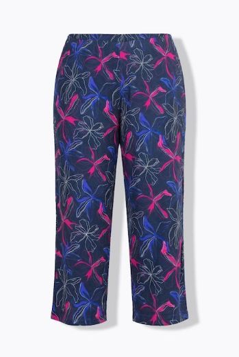 Moda za polnejše Hlače 7/8 nogavica elastičnog struka plus velikost, xxl, Ulla Popken in Johann Popken (JP1880)