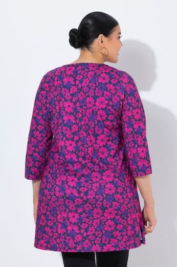 Moda za polnejše Majica 3/4 rukava dužeg kroja plus velikost, xxl, Ulla Popken in Johann Popken (JP1880)