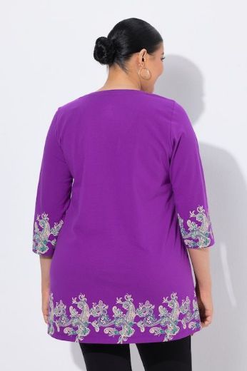 Moda za polnejše Majica 3/4 rukava dužeg kroja plus velikost, xxl, Ulla Popken in Johann Popken (JP1880)