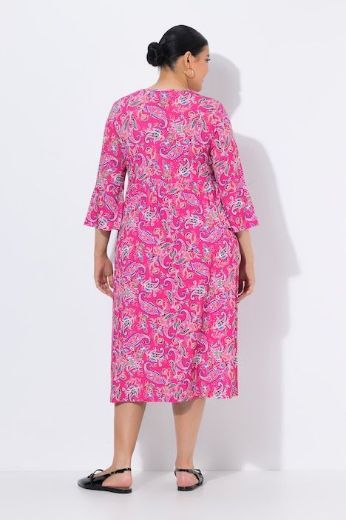 Moda za polnejše Haljina maxi 3/4 rukava plus velikost, xxl, Ulla Popken in Johann Popken (JP1880)