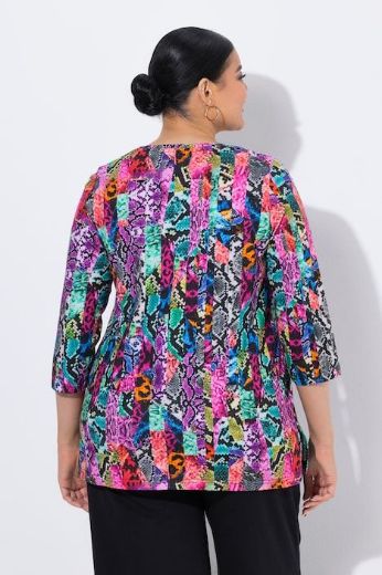 Moda za polnejše Majica 3/4 rukakava V ovratnika plus velikost, xxl, Ulla Popken in Johann Popken (JP1880)