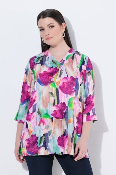 Slika Bluza 3/4 rukava V ovratnika