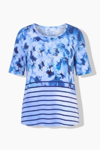 Moda za polnejše Majica kratkih rukava plus velikost, xxl, Ulla Popken in Johann Popken (JP1880)
