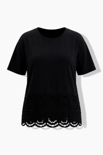 Moda za polnejše Majica kratkih rukava okruglog ovratnika plus velikost, xxl, Ulla Popken in Johann Popken (JP1880)