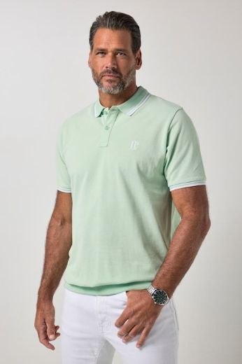 Moda za polnejše Majica Polo s prugama plus velikost, xxl, Ulla Popken in Johann Popken (JP1880)