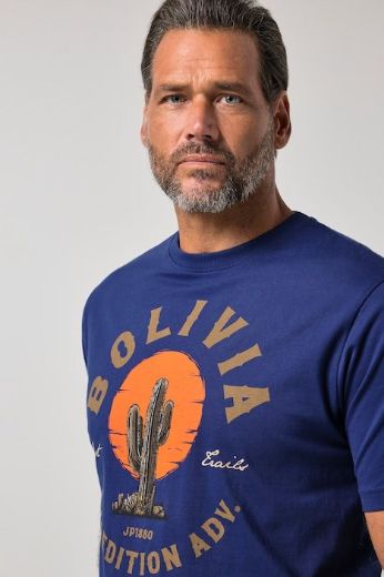 Moda za polnejše Majica kratkih rukava plus velikost, xxl, Ulla Popken in Johann Popken (JP1880)