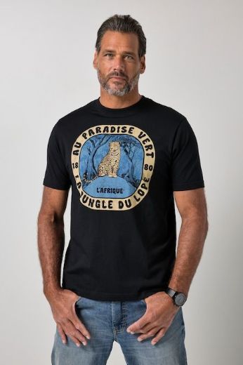 Moda za polnejše Majica kratkih rukava plus velikost, xxl, Ulla Popken in Johann Popken (JP1880)