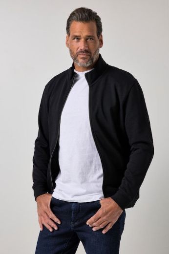 Moda za polnejše Majica dugih rukava s patentim zatvaračem plus velikost, xxl, Ulla Popken in Johann Popken (JP1880)