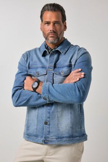 Moda za polnejše Jakna od trapera plus velikost, xxl, Ulla Popken in Johann Popken (JP1880)