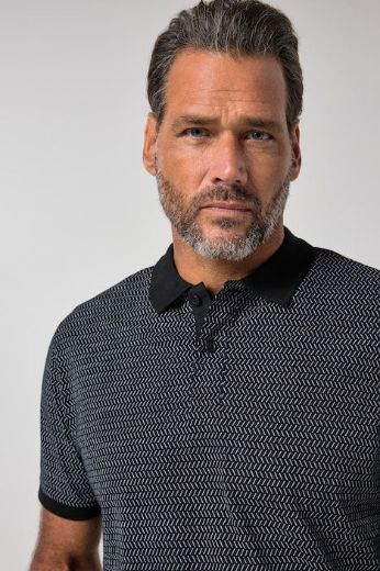 Moda za polnejše Majica polo kratkih rukava plus velikost, xxl, Ulla Popken in Johann Popken (JP1880)