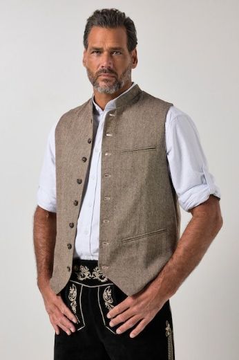 Moda za polnejše Prsluk tradicionalni na kopčanje plus velikost, xxl, Ulla Popken in Johann Popken (JP1880)